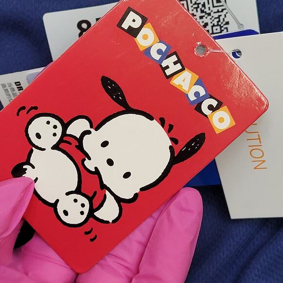 Pochacoo Dog Sanrio Shirt Womens L/XL 20x27 Blue Japanese TV-Show - Picture 7 of 15